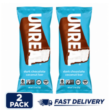 Unreal Dark Chocolate Coconut Bar with Reduced Sugar, Allergen-Free Treats