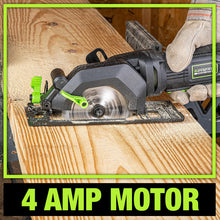 Genesis 4-1/2" Compact Circular Saw, 24T Blade, 45° Bevel, Guide — Complimentary Gift with $132+ Orders; If the Gift Is Out of Stock or Its Price Rises, Order Cancelled with Full Refund Before Shipment