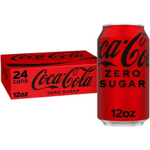 Coca-Cola Zero Sugar Soda Pop – 12 fl oz Cans (24 Pack) – Sugar-Free, Classic Coke Taste, Low Calorie, Refreshing Carbonated Soft Drink