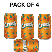 Orange Caffeine Free Soda Pop, 4 Pack Cans