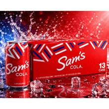 Sam's Cola Soda Pop, 144 fl oz, tot... 12 or 13 Pack Cans