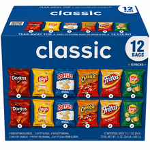 12 Count Classic Mix Variety Pack Chips – Single Serve Assorted Snack Bags for Lunch Boxes, Parties, Office Snacks & On-the-Go Crunchy Treats