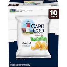 Snack, Cape Cod Less Fat Original Potato Chip Snack Packs, 10 Count 1 Oz