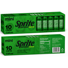 20 Pack Sprite Zero Sugar Lemon-Lime Caffeine Free Soda Pop Fridge Pack Mini Cans, 7.5 fl oz.