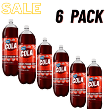 Cola Soda Pop, Pure Cane Sugar, 2 Liters 6 pack
