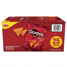 Nacho Cheese Tortilla Chips – 1 oz Individual Snack Bags (25 Pack) – Crunchy Corn Tortilla Chips with Bold Nacho Cheese Flavor – Grab-and-Go Snacks for School, Lunchboxes, Parties & Office – Bulk Variety Pack