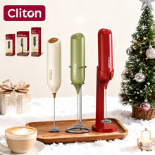 1pc Powerful Electric Milk Frother Handheld with Stainless Steel Stand Battery Operated Whisk Drink Mixer for Coffee, Frappe, Latte, Matcha, Hot Chocolate, Mini Hand Blender 2025 Version, Kitchen Gifts, New Year Gifts, Valentine'S Day Gifts