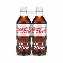 2 pack Diet Coke Soda Pop Bottle, 20 fl oz