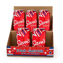 Sam's Cola Soda Pop, 12 fl oz, 5 Pack Cans