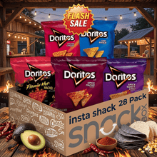 Variety Pack Tortilla Chips, 30-Count Individual Snack Bags, Assorted Flavored Crunchy Corn Tortilla Chips, Convenient Grab-and-Go Snacks for Lunch Boxes, School, Office, Travel, Parties and Everyday Snacking