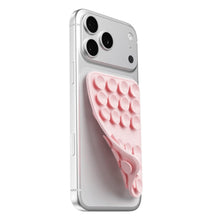 Upgraded Double-Sided Suction Cup Phone Holder, Hands-Free Selfie and Video Call Adhesive Phone Grip, Reusable Suction Cup Mount Suitable for iPhone and Android Systems