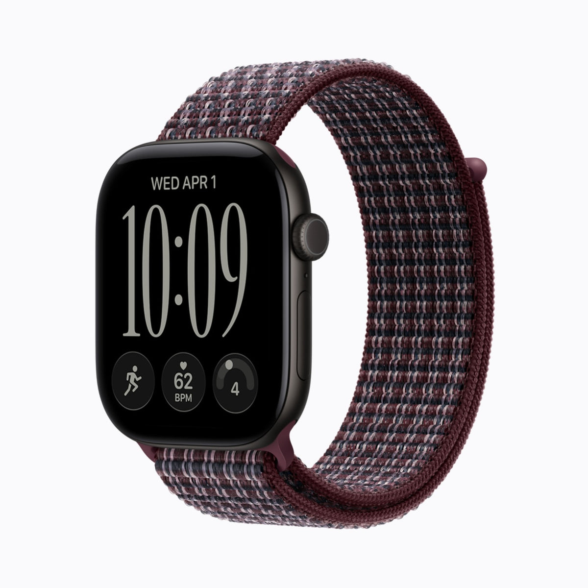 Apple Watch Series 12 46mm Black Aluminum Case GPS + Cellular with Black Sport Band