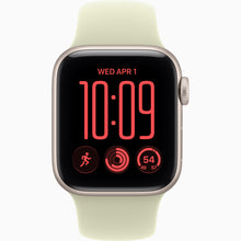 Apple Watch SE 3 40mm Starlight Aluminum Case GPS + Cellular with Pale Succulent Sport Band