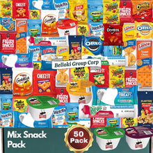 50 Pack Ultimate Snack Variety Box - Sweet & Salty College Care Package, Office Breakroom Snacks, School Lunches - Chips, Crackers, Candy, Fruit Snacks, Nuts & Crackers
