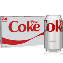 Diet Coke Diet Cola Soda Pop, 12 fl oz Cans (24 Pack) | Zero Sugar Soft Drink | Refreshing Low-Calorie Diet Cola