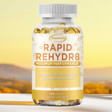 Rapid Rehydr8 - with Vitamin D, Calcium, Magnesium, Sodium, Potassium, Electrolyte Supplements, Energy Support - 120pcs