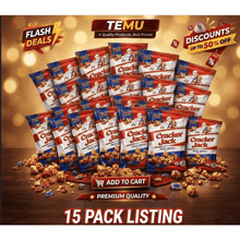 Caramel Popcorn & Peanuts Snack Packs 15Count – Sweet & Salty Individually Wrapped Snacks