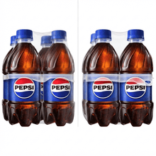 4 Pack Pepsi, Original Cola Soda Pop, 12 fl oz Bottles.
