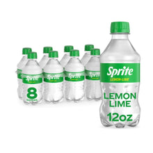 Sprite Lemon Lime Soda Pop, 12 fl oz Bottles (8 Pack) – Crisp Refreshing Lemon-Lime Soft Drink, Great for Parties & a Perfect Gift for Christmas