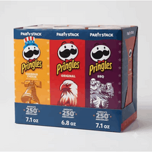 Pringles BBQ Potato Crisps Chips, Lunch Snacks, 7.1 oz Canister + Pringles Original Potato Crisps Chips, Lunch Snacks, 6.8 oz Canister + Pringles Cheddar Cheese Potato Crisps Chips, Lunch Snacks, 7.1 oz Canister