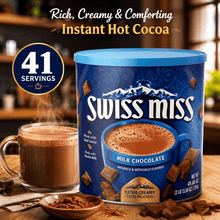 Creamy Milk Chocolate Cocoa Drink Mix, Premium Instant Hot Chocolate Powder, Large Canister, Smooth Rich Flavor, 41 Servings