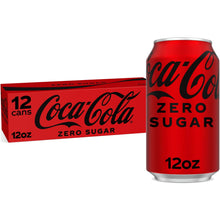 Coca-Cola Zero Sugar Soda Pop Fridge Pack Cans, 12 fl oz, 12 Pack