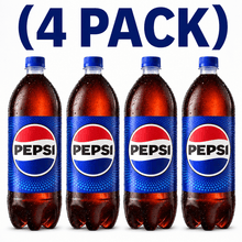(4 Pack) Pepsi Cola Soda Pop, 2 Liter Bottles