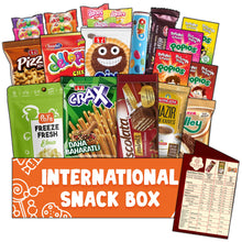 International Snack Box - 15+ Pcs Exotic Snacks - Back to School Gift for Students and Families