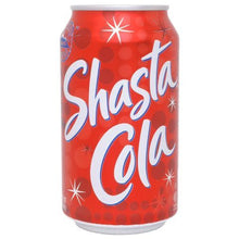 Shasta Cola Soda, 24 Cans (12 fl oz Each) – Classic Cola Soft Drink, Refreshing Carbonated Beverage, Family Party Pack