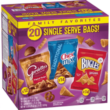 20 Pack Snack Variety Mix – Assorted Crunchy Snack Bags for Parties, Lunches, Travel & Everyday Sharing