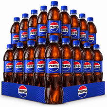 Pepsi, Original Cola Soda Pop, (2 pack min l ) 12 fl oz Bottles, 8 Pack UNIQUE TASTE ALL DAY REFRESHMENT;;;/:'l