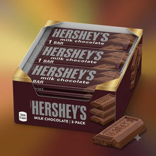Hershey's Milk Chocolate Full Size Candy Bar, 1.55 oz, 3 pack