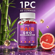 1pc Biotin Gummies with Vitamin C, E & L-Arginine - Supports Hair Wellness, Skin Health & Strong Nails, 60 Gummies