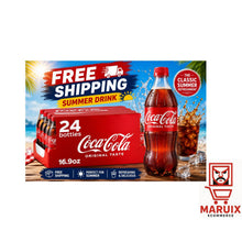 Coca-Cola Classic Soda Soft Drink Variety Pack, 24 Pack Bottles, 16.9 fl. oz. Each – Refreshing Carbonated Cola Beverage for Parties, Meals & Everyday Enjoyment