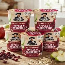 Orchard Berry Bliss Apple & Cranberry Instant Oatmeal Breakfast Cups (5 pack), a portable breakfast for on-the-go morning