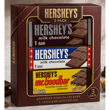 Hershey’s Assorted Chocolate Bars Variety Pack – Milk Chocolate & Mr. Goodbar, 3-Pack Premium Box