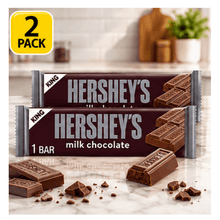 Hershey's Milk Chocolate King Size Candy, Bar 2.6 oz, 2 Pack
