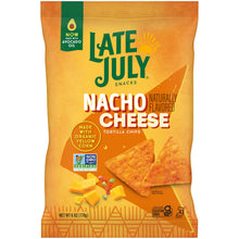 Chips, LATE JULY Snacks Nacho Cheese Tortilla Chips, 6 Oz Bag