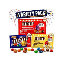 M&M’s Chocolate Candy 3 Variety Pack – Peanut Butter Cinnamon Roll, Caramel Milk Chocolate & White Chocolate Lemon Meringue-8.88oz Net Weight