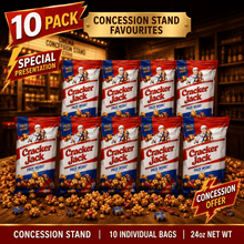 Caramel Coated Popcorn and Peanuts Snack Packs – Sweet Caramel Popcorn Mixed with Crunchy Peanuts – Individually Wrapped Snack Bags for Parties, Office Snacks & Grab-and-Go Treats – Total 10 Packs, 1.25 oz Each