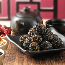 Natural Nutritious Walnut & Black Sesame Balls - -Natural Snack with Walnuts, Goji Berries, Mulberries, Red Dates & Black Sesame - Healthy Suitable for Valentine's Gifts, Movie Theater Treats, Back-to-School Snacks (7.76oz)