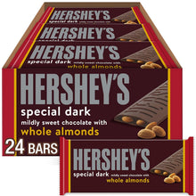 HERSHEY'S SPECIAL DARK Chocolate with Whole Almonds Candy Bars, 1.45 oz [24 Count]16