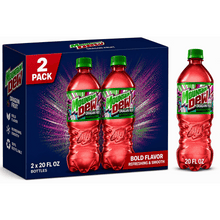 (2 Pack) Mountain Dew Soda Dragon Fruit 20 fl oz Bottle