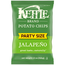 Pantry Snacks Grocery Jalapeno Potato Chips Thick Cut Crunchy Spicy Snack Bag 13 oz (3-Pack)