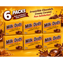 ( 6 packs ) Milk Duds Chocolate and Caramel Candy, Box 5 oz