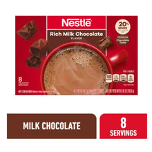 Nestlé Instant Hot Cocoa Rich Milk Chocolate Mix, 6.82 oz Boxes, 8-Count Packets Each, Pack of 2 (16 Total Servings)