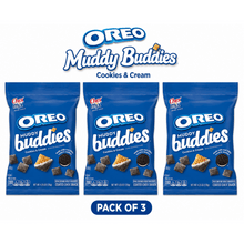 Pack of 3 - Chex Mix Muddy Buddies Cookies & Cream Chex Snack Mix (4.25 oz)