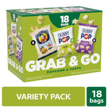 Puffs Snack Popcorn Variety Pack, Light and Crunchy Puffed Popcorn Snacks in Assorted Flavors, Individually Packaged Single-Serve Bags for On-the-Go Snacking, Offices, Parties, and Sharing, 0.5 oz Each (18 Count)