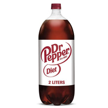 Diet Dr Pepper Zero Sugar Soda, 2 L Bottle, Refreshing Soft Drink 1 pack