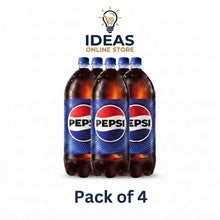 Pepsi Cola Soda Soft Drink, Classic Refreshing Carbonated Beverage, 2 Liter Bottles, Pack of 4 Bulk Bundle